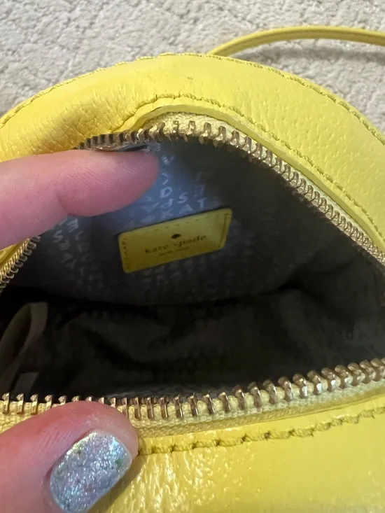 Kate Spade New York Lemon Drop Wicker Crossbody Bag - Picture 4 of 8